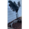 Image 1 : Appealing Large Metal Crane Ornament-Front Yard Figurine- Over 6ft Tall!!