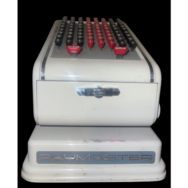 Antique 'Paymaster's Manual Cash Register DL1439  6Wx7T