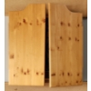 Image 5 : Winmau Dart Board and Custom Wooden Cabinet 27 w, 28 h, Includes Darts as Shown