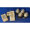 Image 5 : Brass Table Accents - Napkin Rings Salt & Pepper Shakers Candlestick Holder & More