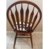 Image 7 : Gorgeous Oak 5 Piece Dining Set 40x28 w/ Decorative Seat Cushions