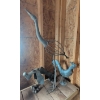 Image 1 : Metal Animal Sculptures - Complimentory To Any Garden Setting 29"Tall