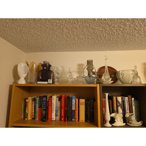 Glassware & Books
