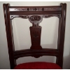 Image 2 : Stunning Edwardian Dining Chairs - Scottish Oak 29T