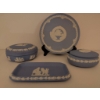 Image 2 : Wedgwood Blue Jasperware Set with 4 Pieces
