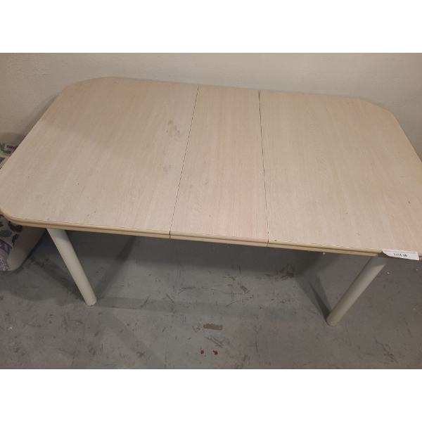 Laminate Top & Metal Leg Table. 60 w, 35 d, 30 h