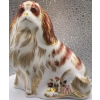Image 1 : Gorgeous English Royal Crown Derby Bone China Cavalier King Charles Spaniel - 4 In Tall