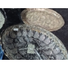 Image 5 : Metal Plate 11.5" Diameter, Glass Plate w/Basket 12 X 7.5, Rogers/ Wallace Various Cutlery and More!