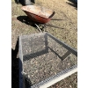 Image 2 : Wheelbarrow dirt, sifter, and farm fuel tank.