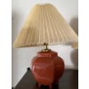 Image 2 : Vintage Ceramic Base Table Lamps w/ Pleated Shades 16T(2)