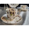 Image 6 : Hammersley Tea Cups And Saucers In The "Victorian Violets", Crystal Decanter 9''INCHES H , And More