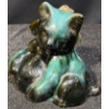 Image 4 : Blue Mountain Pottery Bowl & Cat Statue