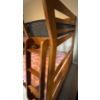 Image 5 : Oak Bunk Beds - Twin On Top Full On Bottom