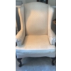 Image 1 : Upholstered Wingback Chair 26x33x34 (small stain)