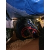 Image 2 : Camping Bundle Including: Coleman 425 Dual Burner Stove, Pots, Folding Lawn Chair, Tarp