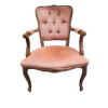 Image 3 : Two An Elegant Antique Chair that features Pink Upholstery along with Beautiful