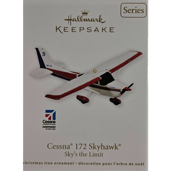 Hallmark Keepsake Ornament: "Cessna 172 Skyhawk" - 'Sky's the Limit' Series (2012)