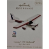 Image 1 : Hallmark Keepsake Ornament: "Cessna 172 Skyhawk" - 'Sky's the Limit' Series (2012)