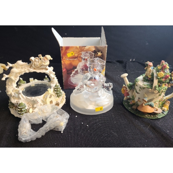 Tabletop Seasonal Decor Including Watering Can w/ Fairies 