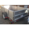 Image 1 : Open Utility Trailer with Aluminum Sides and Wood Deck