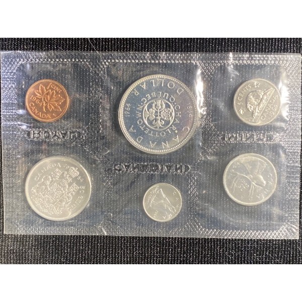  1964 Canadian Uncirculated Coin Set