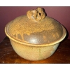 Image 3 : Beautiful Stonewear Pottery Dish Set - Lidded Casserole Dishes & Large Serving Bowl 