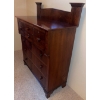 Image 3 : Victorian 19th Century Flamed Mahogany Large Chest of Drawers w/Mirror 
