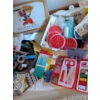 Image 3 : Beginner's Stitch Pack - Sewing Essentials w/ Vintage Button Assortment Vintage Tins & More