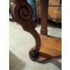 Image 7 : Ornately Carved Wood Vanity With Oval Mirror