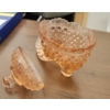 Image 3 : Giuseppi Armani Porcelain Figurines and Pink Depression Glass Collection