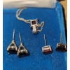 Image 2 : Stamped Sterling Ladies Jewellery Collection (23.4g) 7 Pieces 