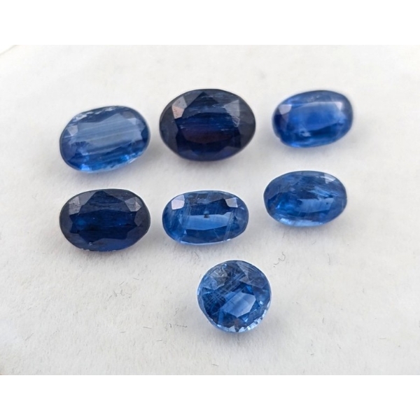 7.76 ct Certified Blue Kyanite gemstone parcel ($5,200 Appraisal)