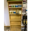 Image 1 : Wooden Five-Shelf Display Unit With Adjustable Shelves