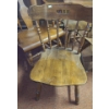 Image 2 : Group of 4 Side Chairs 17 W, 17 D, 32 T and Rocking Chair 26 W, 18 D, 44 T 