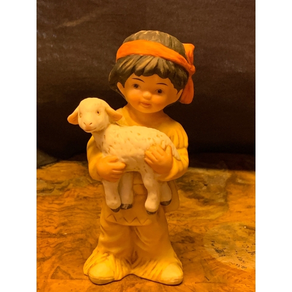 Gregory Perillo - Sage Brush Kids 'Indigenous Boy w/ Baby Lamb' 4T