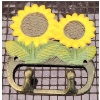 Image 7 : Collection: Hand-Painted Dish, Vintage Piggy Bank, Tin Holder, and Cast Iron Hooks