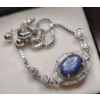 Image 1 : 5.6 g Certified Silver Star Sapphire gemstone Bracelet ($6,506 Appraisal)