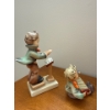 Image 3 : Pair of Hummel Musical Boy Figurines, Some Damage Repaired - 6T 
