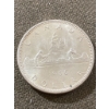 Image 1 : 1966 Canadian Silver Dollar Coin with Canoe Design