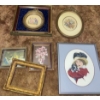 Image 1 : Antique Petite Point Embroidery Art 9T Floral Prints & More