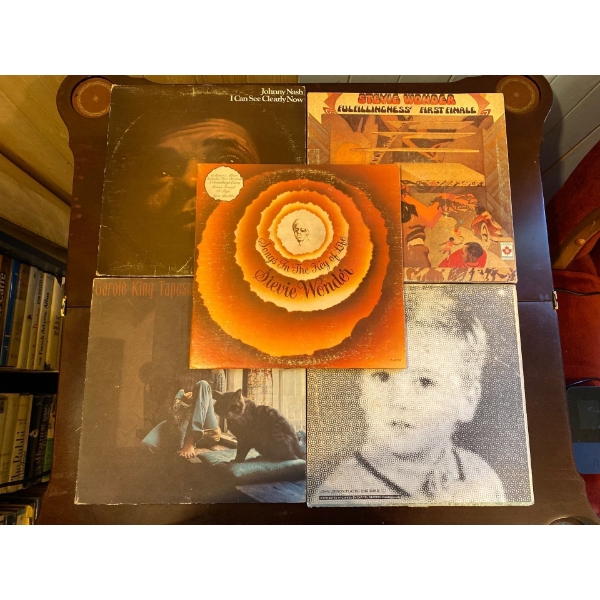 Records: John Lennon, Stevie Wonder, Johnny Nash & Carole King