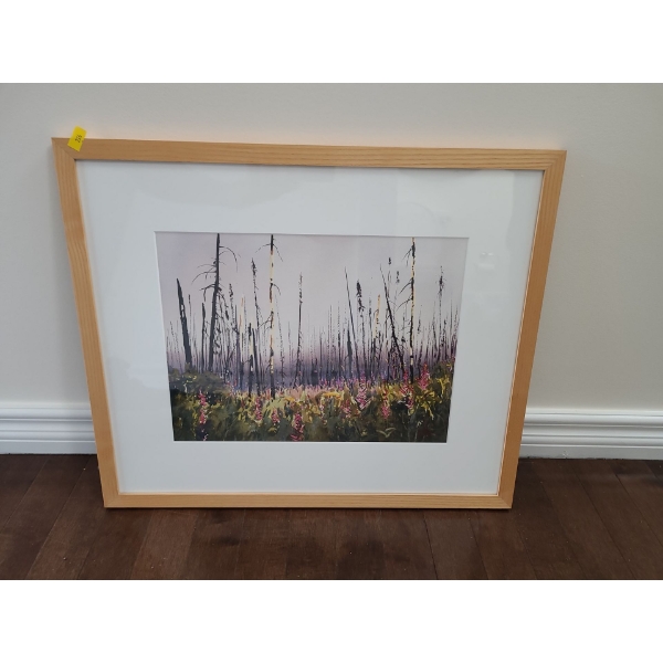 Watercolor by Roger Belley - "In With the New" - 21W, 17T 