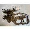 Image 1 : Stainless Steel Moose Wall Hanger. Handmade