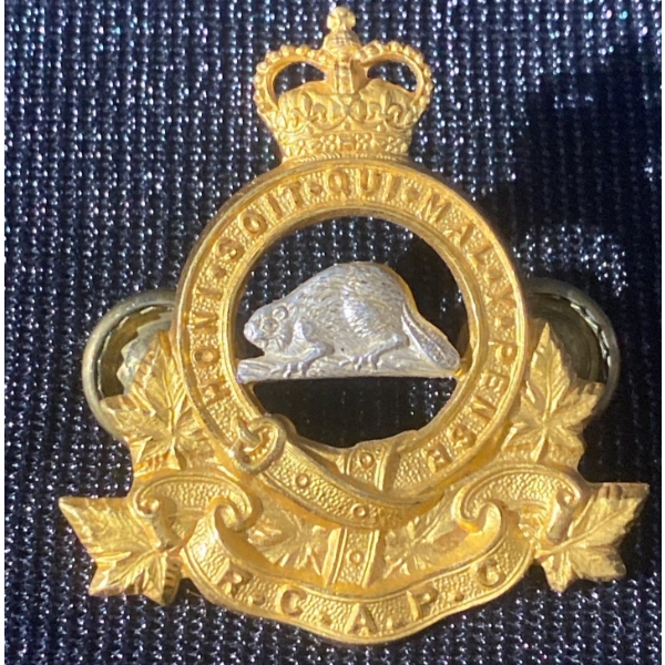 Royal Canadian Army Pay Corps Cap Badge from World War II