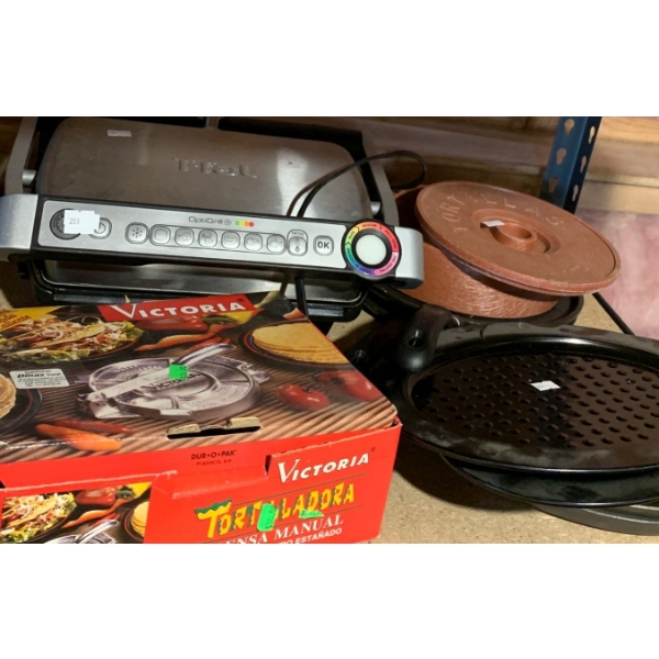 Tefal Opti Grill Sandwich Press w/ Pan Collection