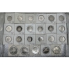 Image 1 : Collection of Canadian Nickel Dollars, Half Dollars and Quarters in Labelled Sleeves