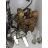 Image 2 : Assorted Decor Items Including: Crystal Decanter, Vases, Candleholders