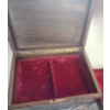 Image 5 : Wooden Jewelry Box w/ Velvet Lining and Assorted Fashion Jewelry 