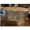 Image 1 : Large Antique Galvanized Pail with Lid