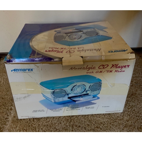 New Memorex Nostalgic CD Player Radio Mo.